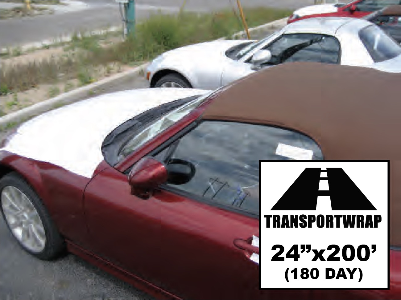 TR24200LT 180-Day TransportWrap applied to vehicle for extended protection